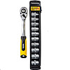 Набір насадок торцевих MASTERTOOL CRV 1/2" 8-19 мм 11 шт (78-1311)