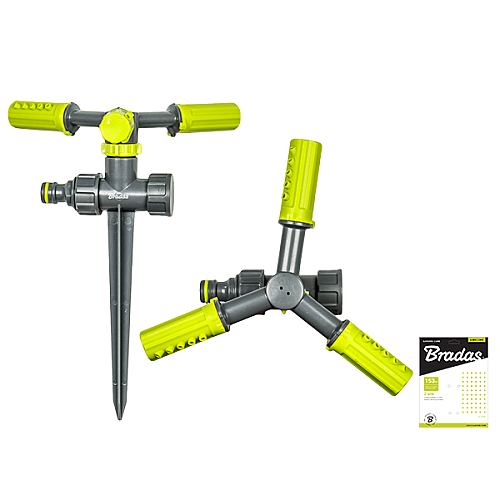 Зрошувач обертовий 3-х ріжковий на кілку LIME LINE Bradas