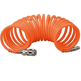 Шланг пневматический спиральный MASTERTOOL PE 15 атм 5,5х8 мм 15 (81-8496)