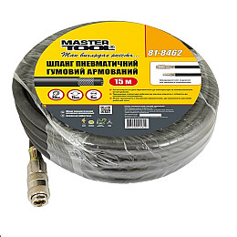 Шланг пневматичний гумовий армований MASTERTOOL 20 атм 8х15 мм 15 м (81-8462)