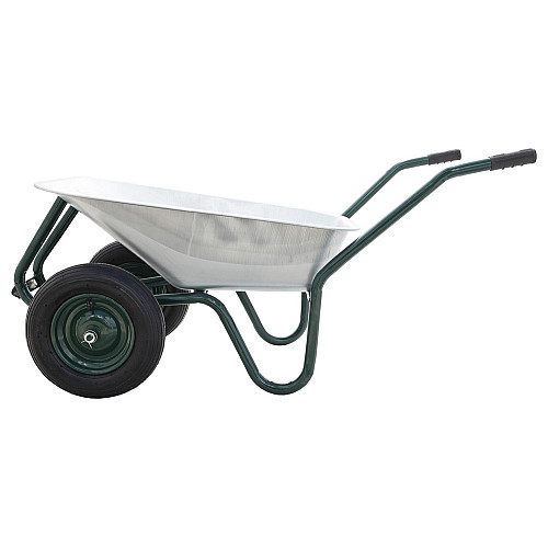 Тачка садово-строительная двухколесная MASTERTOOL 85 л 230 кг D-22 (79-9846)