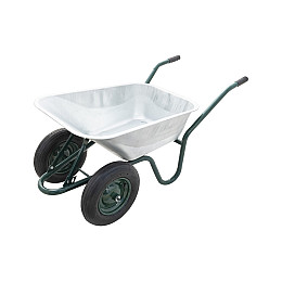 Тачка садово-строительна двоколісна MASTERTOOL 100 л 200 кг D-12 (79-9853)
