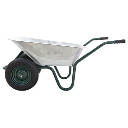 Тачка садово-строительна двоколісна MASTERTOOL 100 л 200 кг D-12 (79-9853)