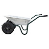 Тачка садово-строительная двухколесная MASTERTOOL 85 л 200 кг D-12 (79-9849)