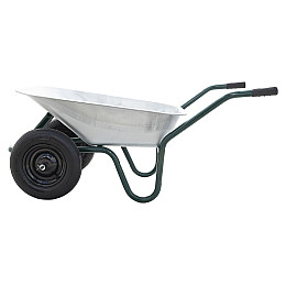 Тачка садово-строительна двоколісна MASTERTOOL 85 л 200 кг D-12 (79-9849)