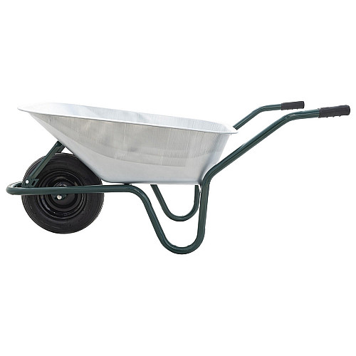 Тачка садово-строительная одноколесная MASTERTOOL 100 л 160 кг D-1 (79-9851)