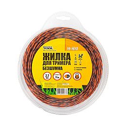 Леска для триммера бесшумная MASTERTOOL SPIRAL 2.70 мм 71 м двухцветная (19-1613)