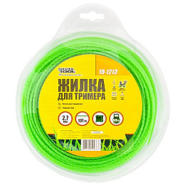 Леска для триммера MASTERTOOL Квадрат крученный 2,70 мм 107 м (19-1213)