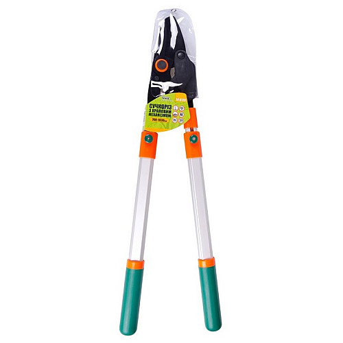 Сучкорез з храповим механізмом телескопічні ручки MASTERTOOL 700-1030 мм (14-6126)