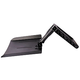 Лопата совковая складная MASTERTOOL 280х670 мм Черный (14-6242-Б)