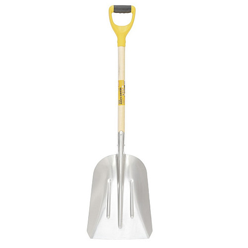 Лопата совковая из алюминия с черенком и ручкой MASTERTOOL 280х380х500 мм 1100 мм (14-6279)