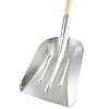 Лопата совковая из алюминия с черенком и ручкой MASTERTOOL 280х380х500 мм 1100 мм (14-6279)