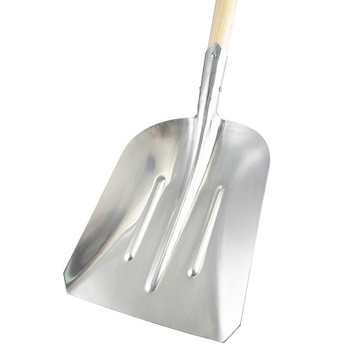 Лопата совковая из алюминия с черенком и ручкой MASTERTOOL 280х380х500 мм 1100 мм (14-6279)