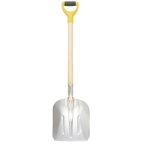 Лопата совковая из алюминия с черенком и ручкой MASTERTOOL 280х380х500 мм 1100 мм (14-6279)