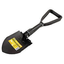 Лопата саперна складна з чохлом MASTERTOOL 110х160х460 мм (14-6281)