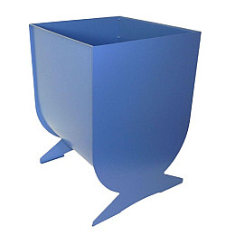 Урна сміттєвий бак для вулиці Ferrum №5 Brilliant Blue (У05)