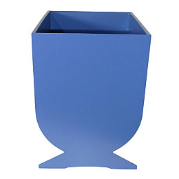 Урна сміттєвий бак для вулиці Ferrum №5 Brilliant Blue (У05)