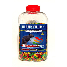 Родентицид AgroProtection Лускунчик Мікс гранули 190 г