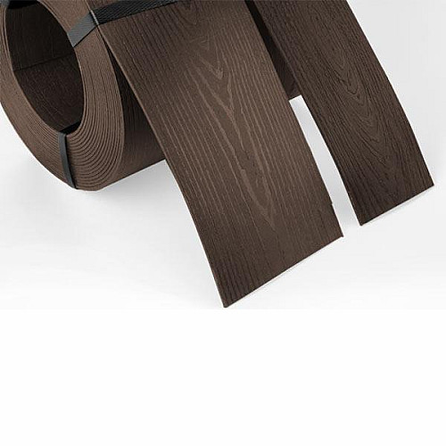 Бордюр Wood Border 130мм х 28мм х 10м коричневый Bradas