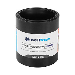 Бордюр газонний прямий 15 см x 9 м Cellfast чорний
