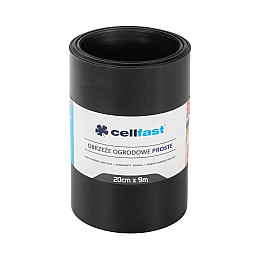 Бордюр газонний прямий 20 см x 9 м Cellfast чорний