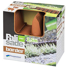 Бордюр садовий Prosperplast Garden BORDER теракотовий 2,5 м