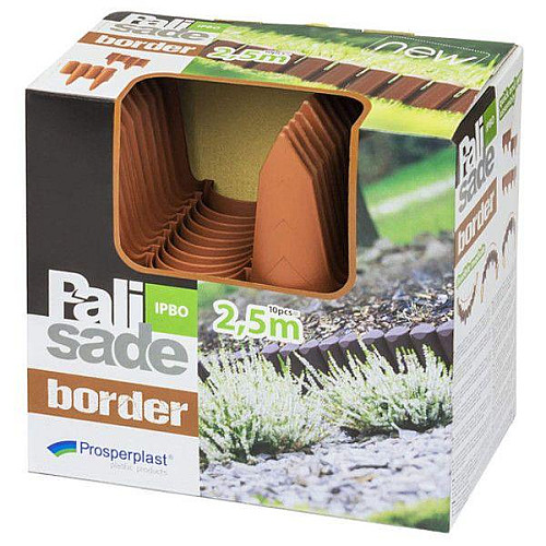 Бордюр садовий Prosperplast Garden BORDER теракотовий 2,5 м