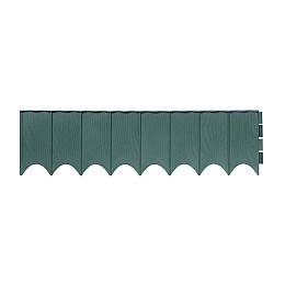 Бордюр садовий PROSPERPLAST GARDEN FENCE темно-зелений 5,9 м