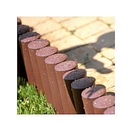 Бордюр садовий PROSPERPLAST PALISADA - теракотовий 2,4 м