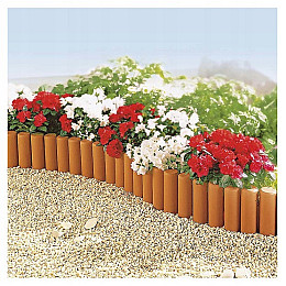Бордюр садовий PROSPERPLAST PALISADA - теракотовий 2,7 м