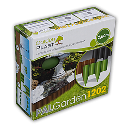 Палисад садовый 2,5м PALGARDEN черный Bradas