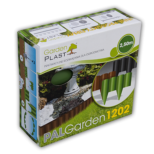 Палисад садовый 2,5м PALGARDEN черный Bradas