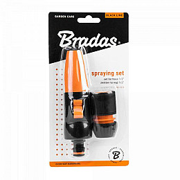 Комплект для полива из 2 элементов на шланг 1/2" BLACK LINE ECO-PWB5502-12/2 Bradas