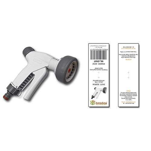 Пистолет для полива MULTI SPRAY WHITE LINE Bradas