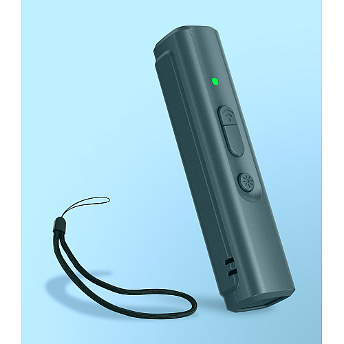 Отпугиватель собак ультразвуковой dicway с UV 365NM фонариком и зарядкой от USB Ultrasonic Systems Серый (N110)