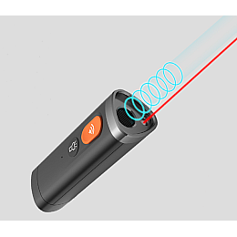 Відлякувач для собак P18 з потужним ультразвуком та лазером на акумуляторі Ultra-Tech Чорний (P18B)