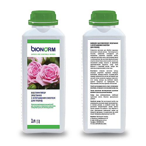 Биостимулятор роста с фунгицидным эффектом для роз Bionorm 1 л