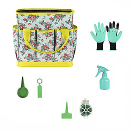 Набір садовий Lesko CG-YLT-7813 13 предметів із сумкою для саду городу грядки клумби