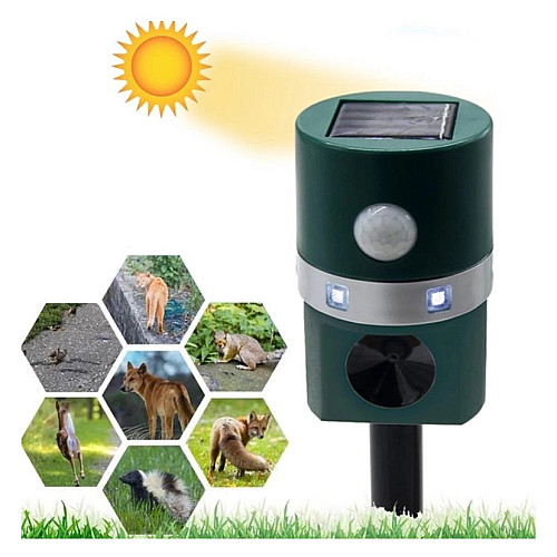 Ультразвуковой отпугиватель животных с датчиком движения Solar Pest Repeller HC19/7002