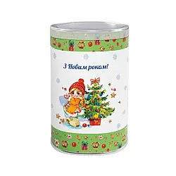 Новогодний подарок в пластиковой упаковке №2 300 г. (Люкс)
