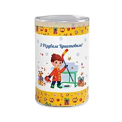 Новогодний подарок в пластиковой упаковке №1 300 г. (Стандарт)