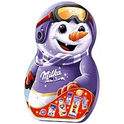 Новогодний подарок Milka 'Адвент Календарь Снеговик' 236 г.
