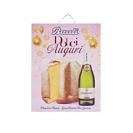  Італійський подарунковий набір Bauli Dolci Auguri з пандоро та ігристим вином.