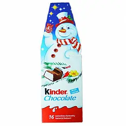  Новорічний набір Kinder Chocolate 16 батончиків 200г