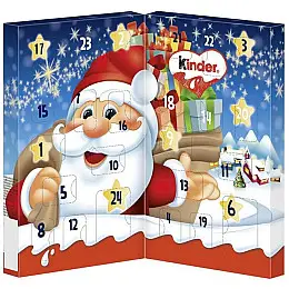  Адвент Календар Kinder Advent Calendar (Дід Мороз) 127g