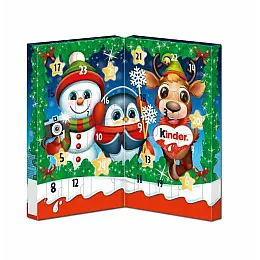  Новорічний адвент календар Kinder у вигляді книги 127г