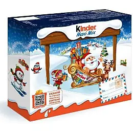 Подарок новогодний Kinder Maxi Mix Посылка 219.5 г