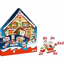  Адвент Календар kinder Maxi Mix Adventskalender 351g