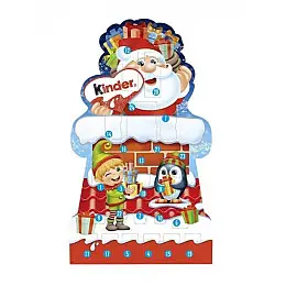  Адвент календар Kinder Mix Санта з шоколадними солодощами 203г