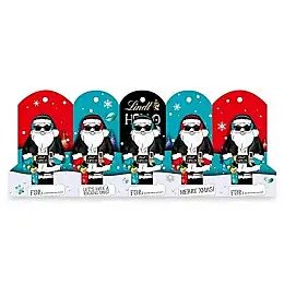 Шоколадные фигурки Lindt Hello Mini Santa 5 шт